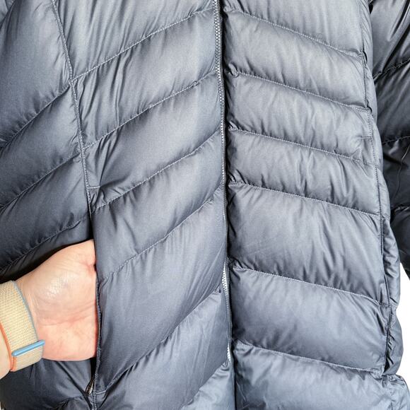 Marmot NEW Montreal 700 Fill Down Puffer Coat Parka Jacket Dark Steel Grey Large - Picture 9 of 14